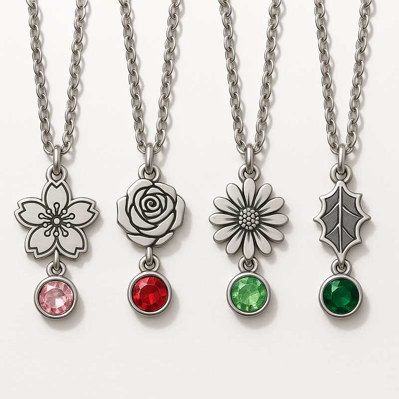 Charm the Seasons: Holiday-Ready Custom Flower & Birthstone Necklaces Charm the Seasons: Holiday-Ready Custom Flower & Birthstone Necklaces - Featured Image