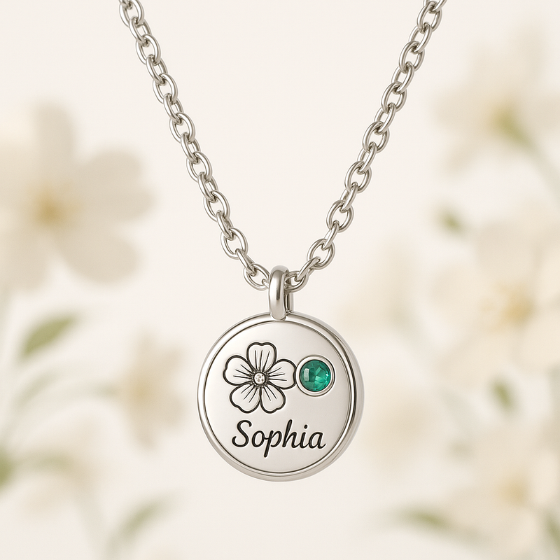 Custom Birthstone Flower Necklace: Wholesale Personalized Jewelry Solutions for Women’s Gifts & Brand Growth