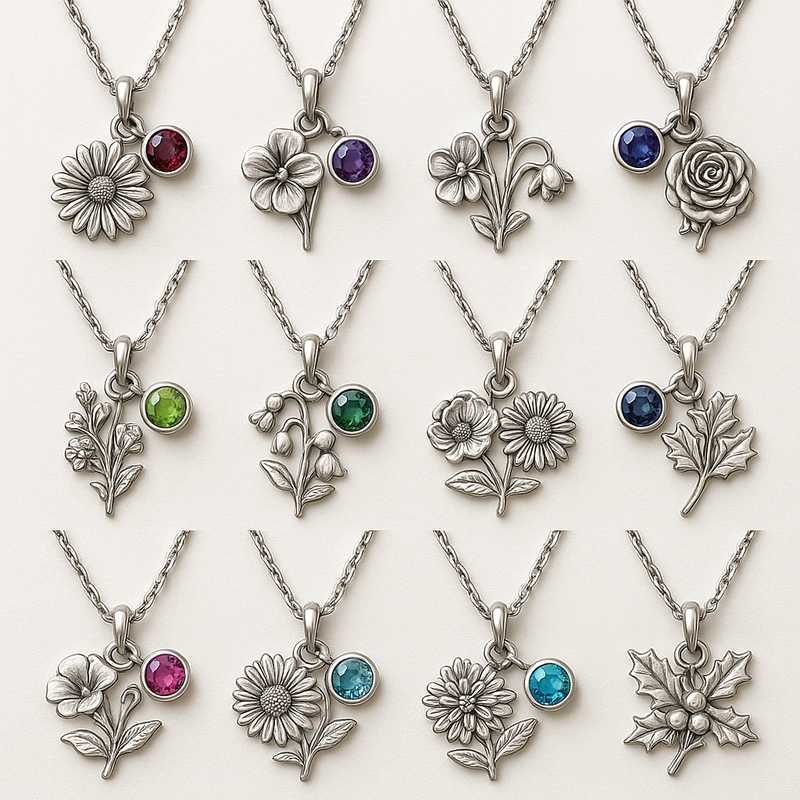 Charm the Seasons: Holiday-Ready Birthstone & Blossom Necklaces Charm the Seasons: Holiday-Ready Birthstone & Blossom Necklaces - Featured Image