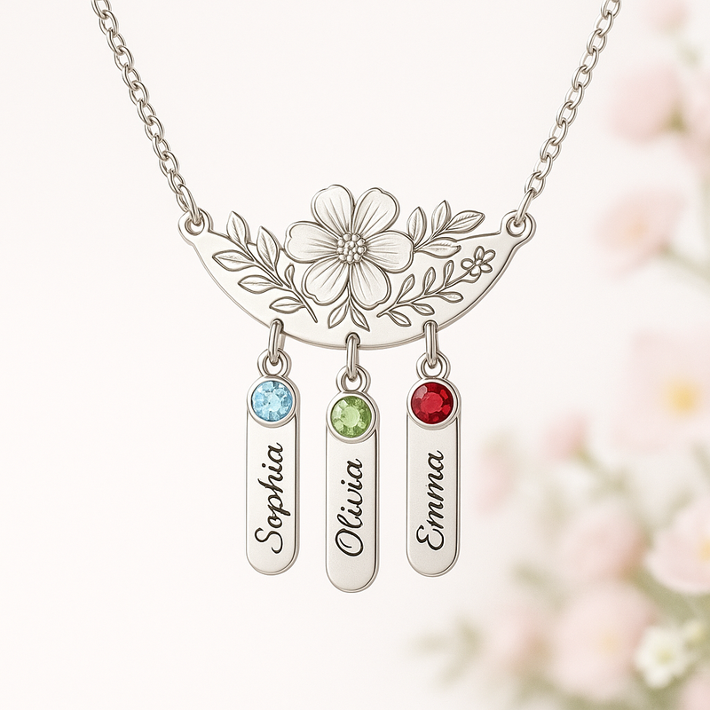 Unlock B2B Growth with Custom Birthstone Charm Necklace Manufacturing: Personalized Women’s Gift & Flower Jewelry Trends
