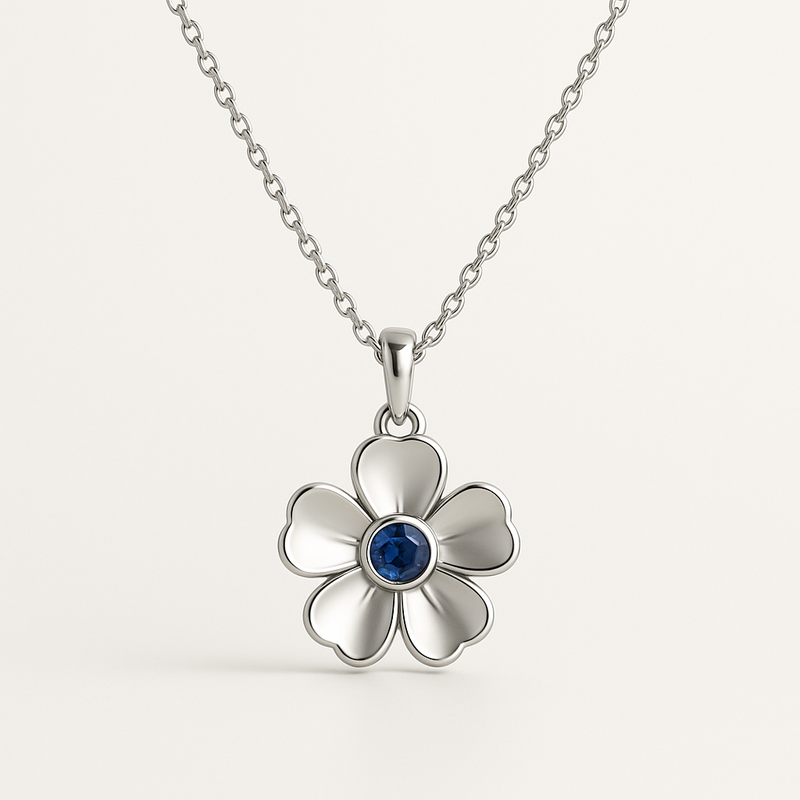 Custom Birthstone Flower Necklace Manufacturing: Boost Your Jewelry Brand with Personalized, Low MOQ Gift Options