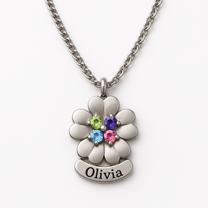 Custom Birthstone Flower Necklace: OEM/ODM Strategies to Meet the Rising Demand for Personalized Gift Jewelry