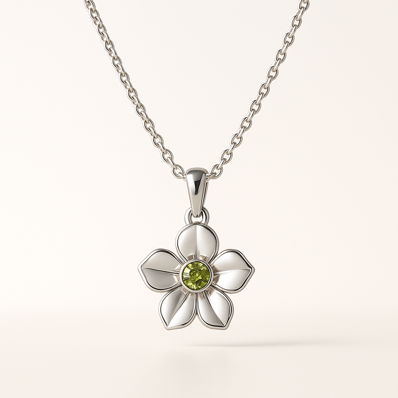 Boost Your Business with Custom Birthstone Flower Necklaces: Personalized Women’s Birth Month Jewelry for Dedicated Gifts