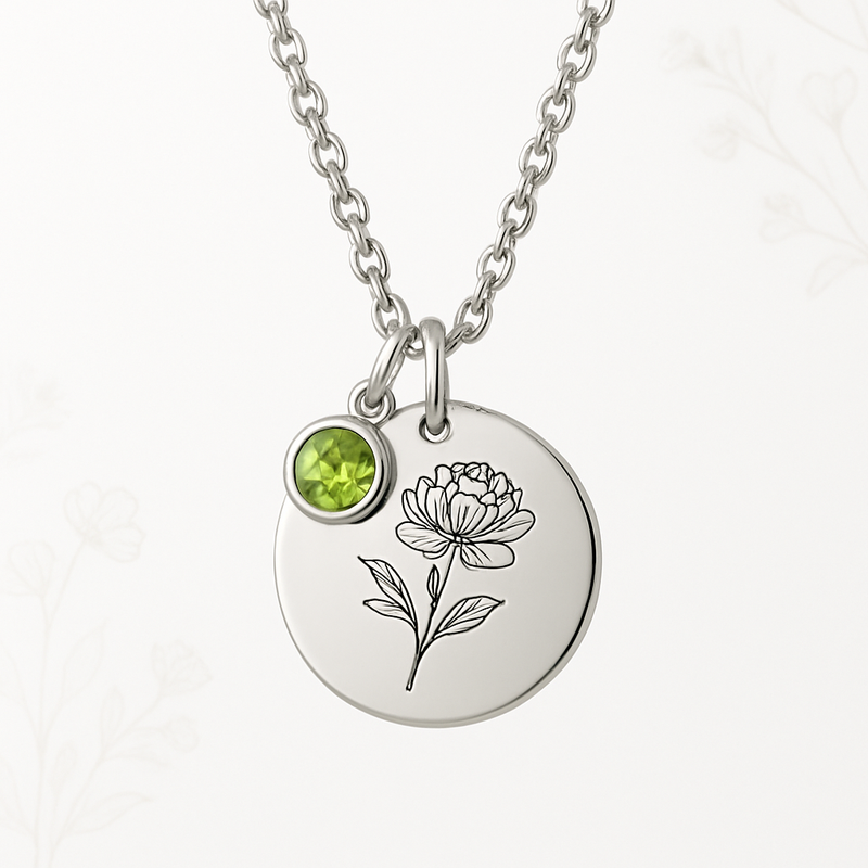 Boost Your Brand with Dedicated Women’s Birthstone Necklace Customization: Wholesale Stainless Steel Jewelry for Growth