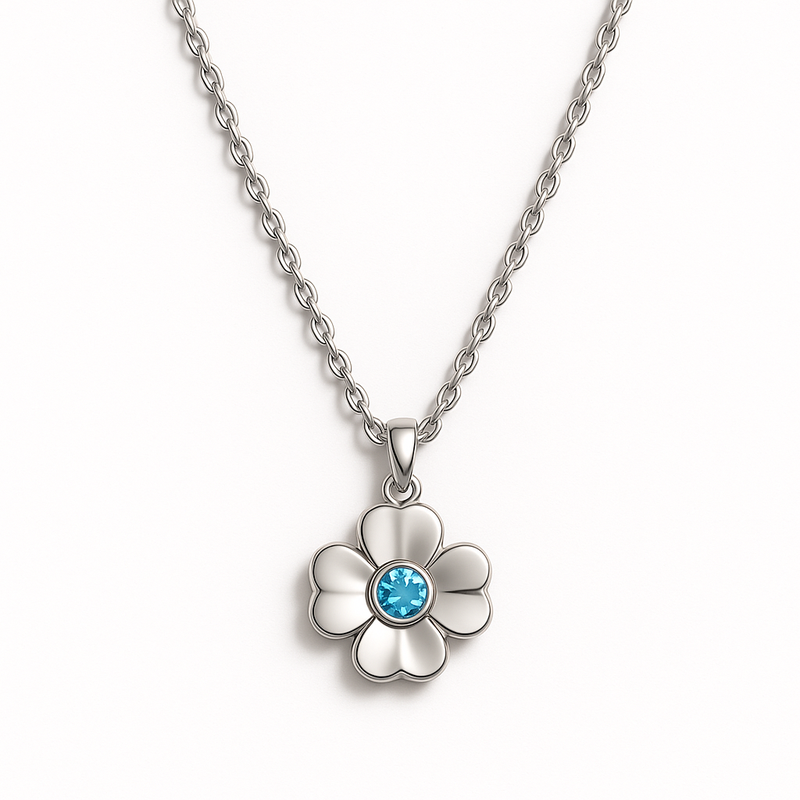 Boost Your Jewelry Brand with Custom Birthstone Flower Necklace Manufacturing: Durable, Personalized Women’s Gift Jewelry at Low MOQ