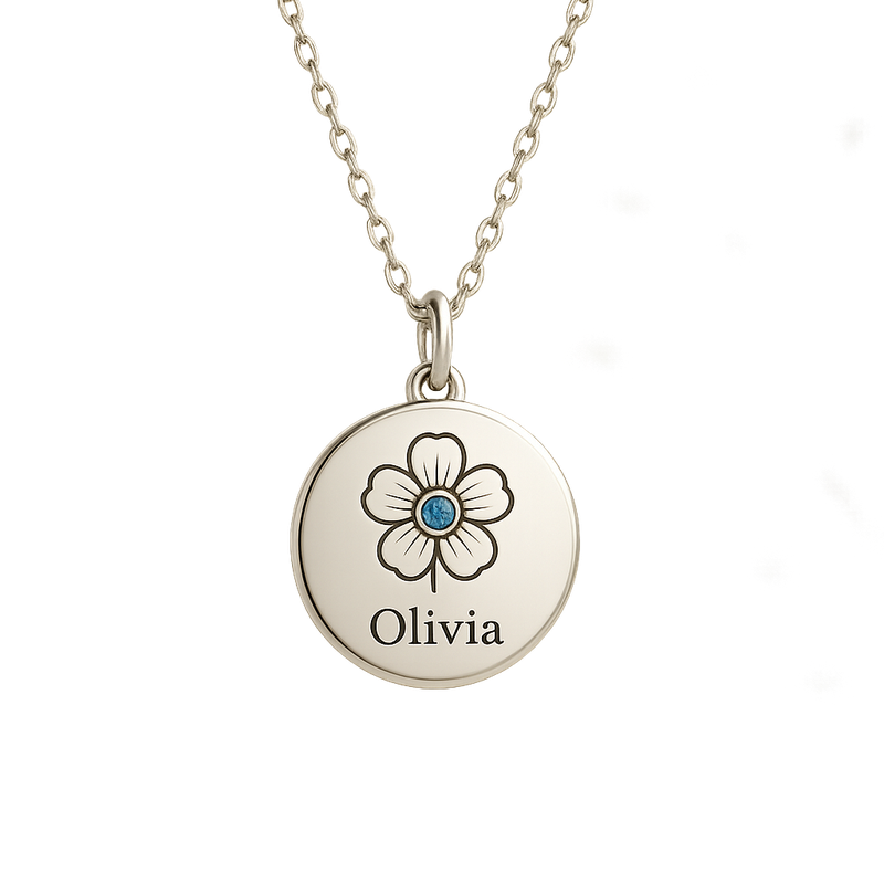 Custom Birthstone Flower Necklace Trends: Boost Business with Low-MOQ Personalized Gift Jewelry Manufacturing