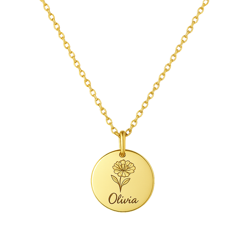 Elevate Your Brand with a Dedicate Women's Gift Custom Birth Month Flower Necklace: OEM Jewelry Trends 2025