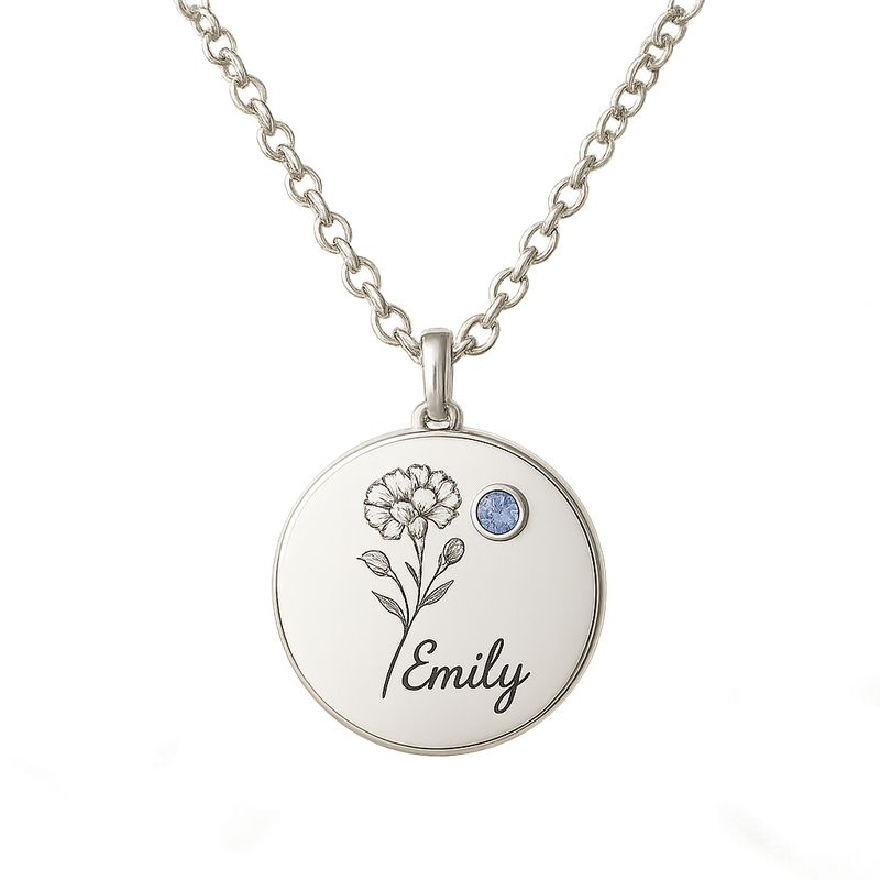 Dedicate Women’s Gift Custom Birth Month Flower Necklace: OEM Jewelry Solutions to Boost Your Brand