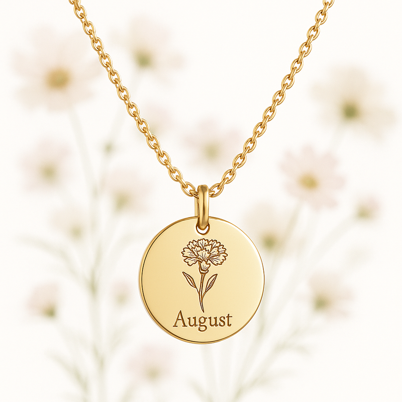 Dedicate Women's Gift Custom Birth Month Flower Necklace: A Winning Customization Opportunity for Jewelry Brands and Manufacturers
