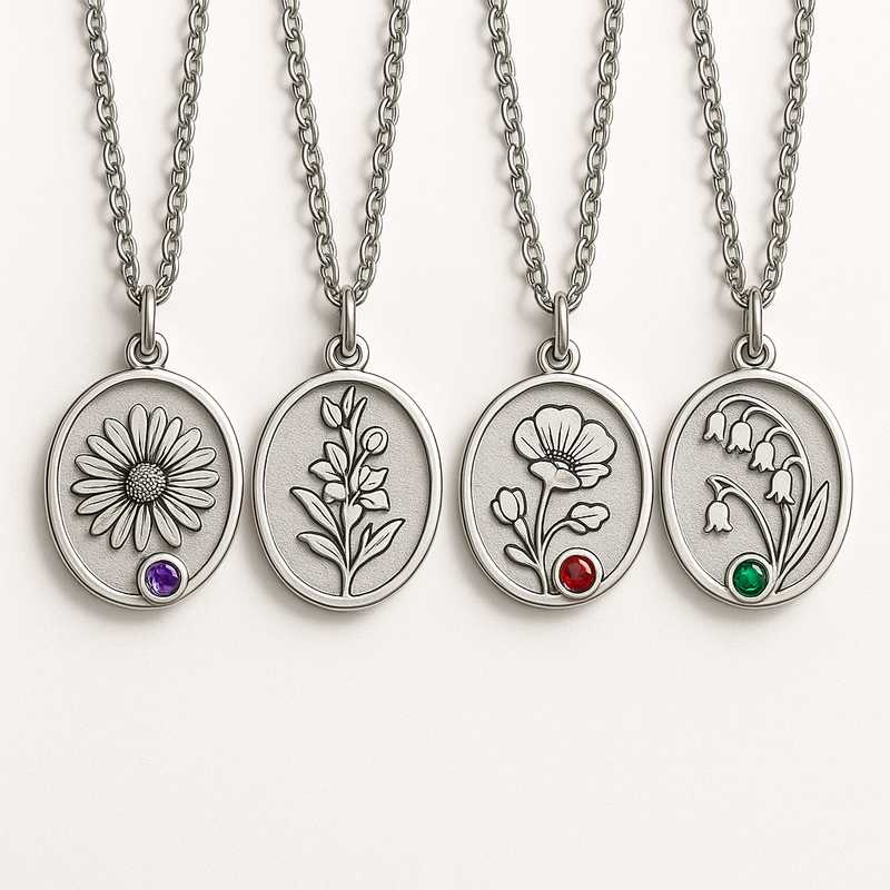 Precision & Beauty: Custom Floral Birthstone Necklaces Reimagined Precision & Beauty: Custom Floral Birthstone Necklaces Reimagined - Featured Image