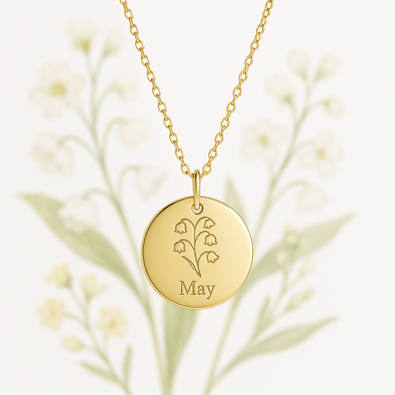 Boost Business with Dedicate Women's Gift Custom Birth Month Flower Necklace: Customization & Wholesale Advantages