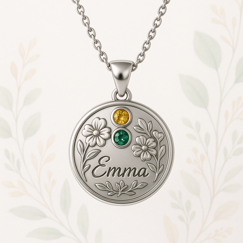 Boost Jewelry Business Growth with Custom Birthstone Flower Necklaces: Wholesale Personalization & Low MOQ Solutions