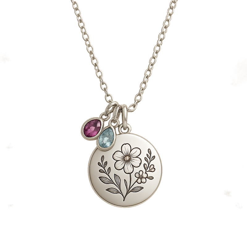 Custom Birthstone Charm Necklace: OEM/ODM Trends in Personalized Jewelry for Women’s Gifts & Floral Designs