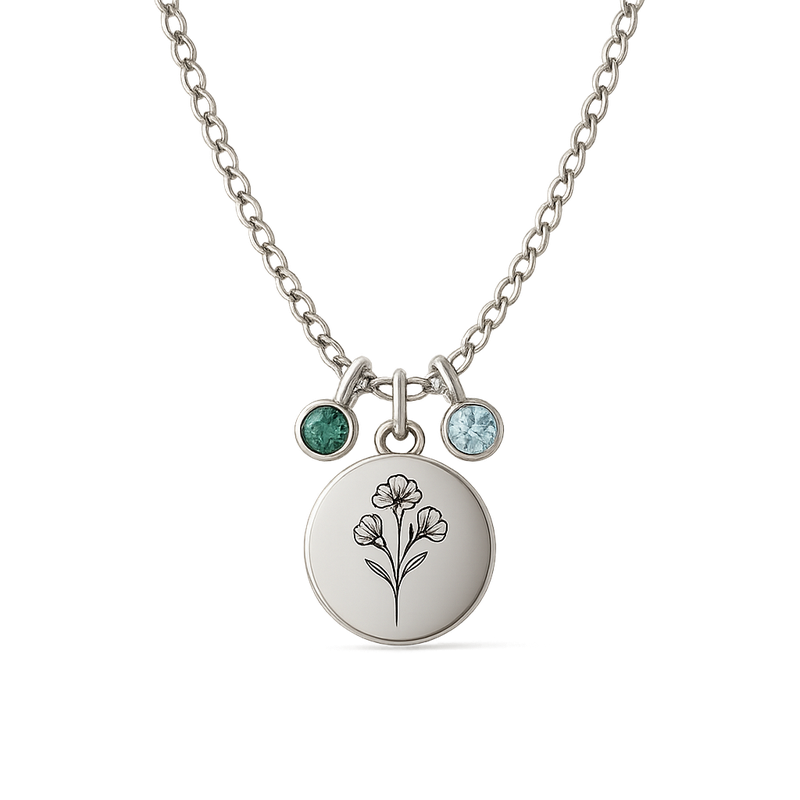 Why a Dedicate Women's Custom Birthstone Necklace is the Perfect Personalized Custom Jewelry Gift for Her