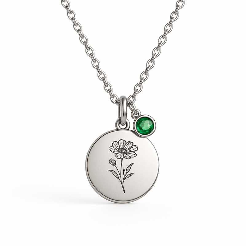 Custom Birthstone Charm Necklace Manufacturing: Boost B2B Sales with Personalized Floral Jewelry Trends