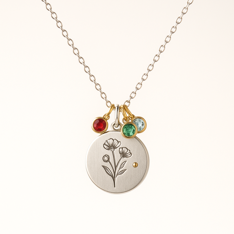 Maximize Your Business Growth with Custom Birthstone Charm Necklaces: The Perfect Personalized Women’s Gift with Birth Flower for Your Brand