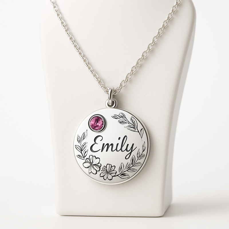 Custom Birthstone Flower Necklace: Scalable Personalized Women’s Gift Jewelry for OEM/ODM Growth