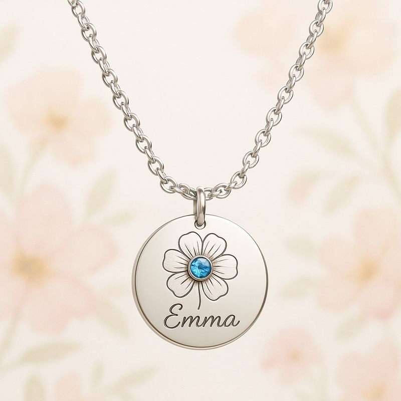 Custom Birthstone Flower Necklace Trends: Boost Your Brand with Personalized Women's Jewelry and Low MOQ Manufacturing
