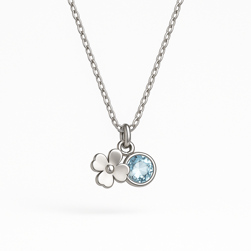 Dedicated Women's Gift Necklace: Custom Birthstone Flower Charm Designs for Wholesale Growth & Brand Loyalty