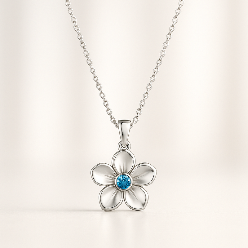 Custom Birthstone Flower Necklace: A Personalized Women's Birth Month Jewelry Trend for Business Growth in Wholesale Jewelry Manufacturing