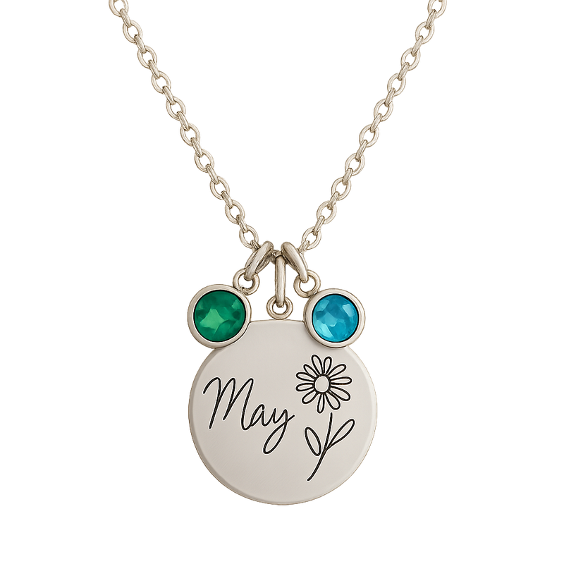 Enhance Brand Appeal with Dedicated Women's Birthstone Flower Necklaces: Custom Jewelry for B2B Growth