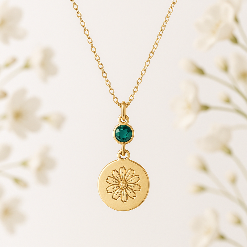 Boost Your Jewelry Brand with Custom Birth Month Flower Necklaces: Women's Birthstone Charm Necklace & Personalized Birthstone Flower Necklace Customization