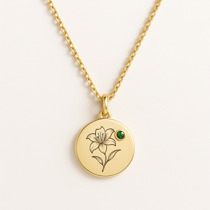 Custom Birth Month Flower Necklace: A Growing Trend in Personalized Women's Birthstone Jewelry and Dedicate Women's Gift Necklaces for Wholesale Manufacturers