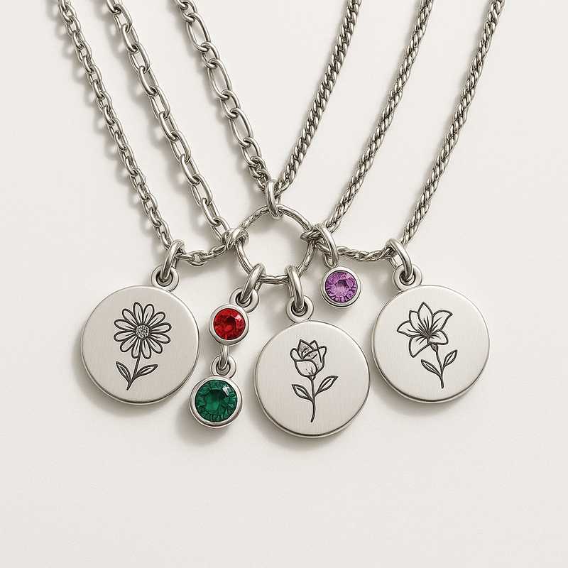 Craft Your Perfect Birthstone & Flower Necklace: Customization Made Easy Craft Your Perfect Birthstone & Flower Necklace: Customization Made Easy - Featured Image