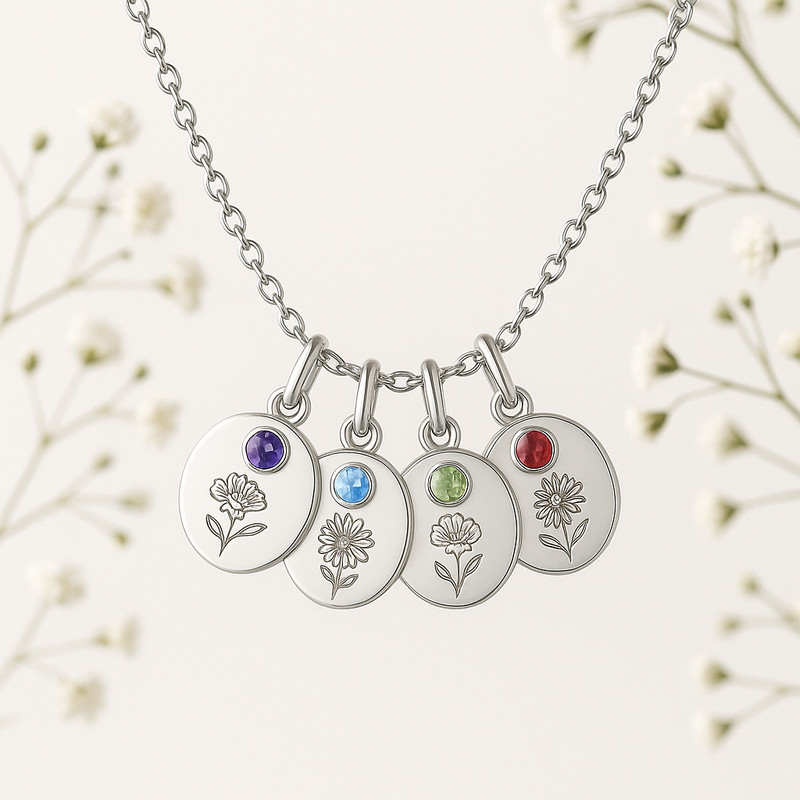 Boost Your Jewelry Brand with Custom Birthstone Charm Necklaces: Wholesale Personalization with Birth Flowers & More