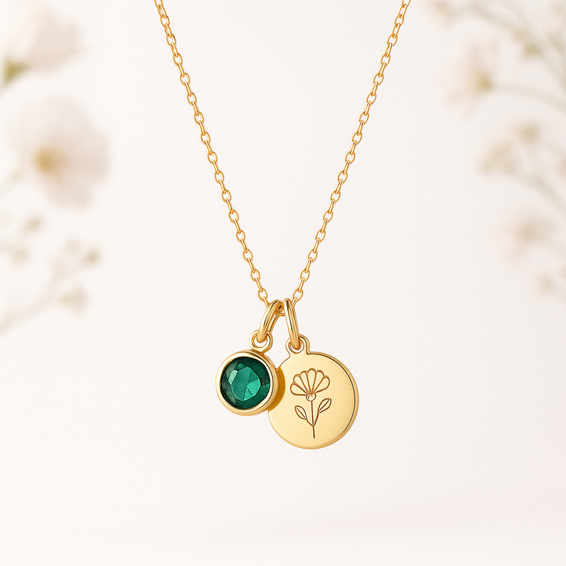 Boost Your Jewelry Brand with Dedicated Women's Birthstone Necklaces and Custom Birth Flower Charm Jewelry: Personalized Birth Month Gifts for Her