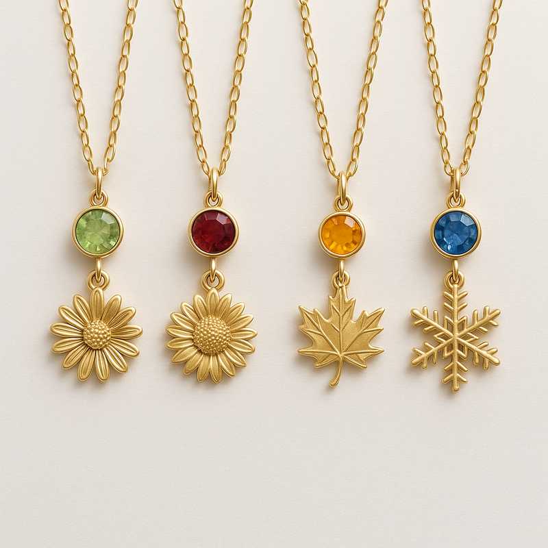 Celebrate the Seasons: Custom Birthstone & Flower Necklaces for Every Festivity Celebrate the Seasons: Custom Birthstone & Flower Necklaces for Every Festivity - Featured Image