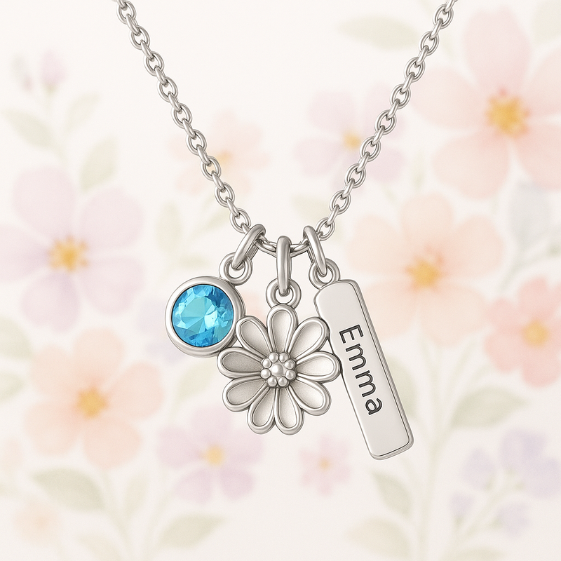 Custom Birthstone Flower Necklace Trends: Boost Your Jewelry Business with Personalized Charm Manufacturing