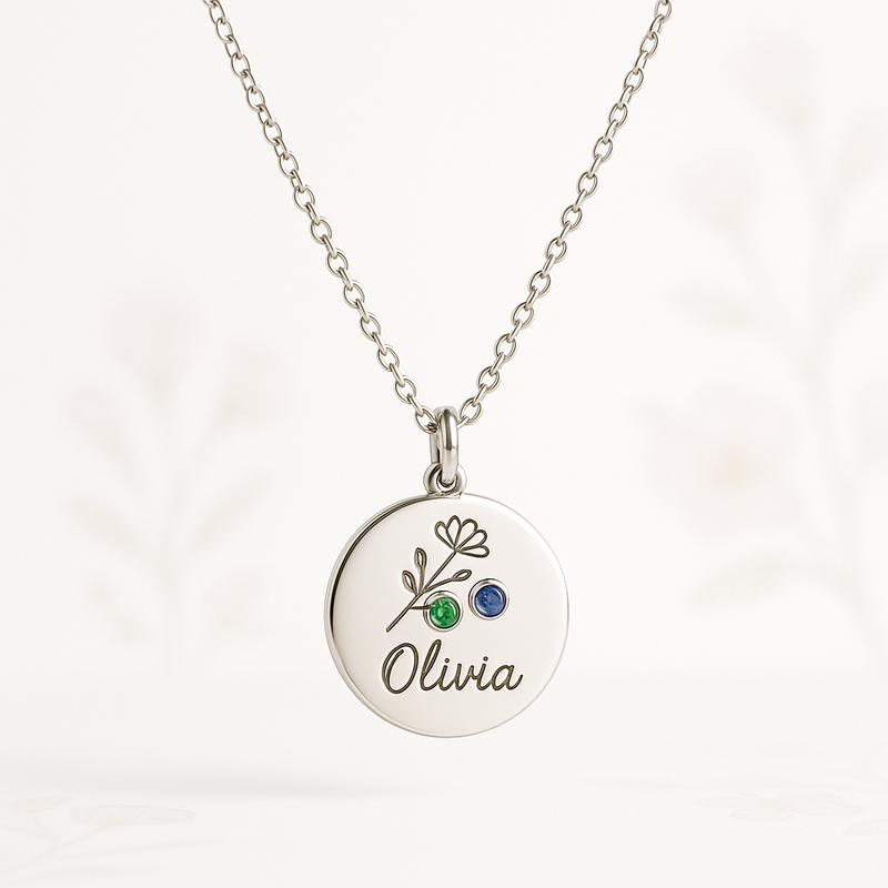 Boost Jewelry Sales with Dedicate Women's Custom Birthstone Necklaces: OEM/ODM Trends in Personalized Flower Gifts