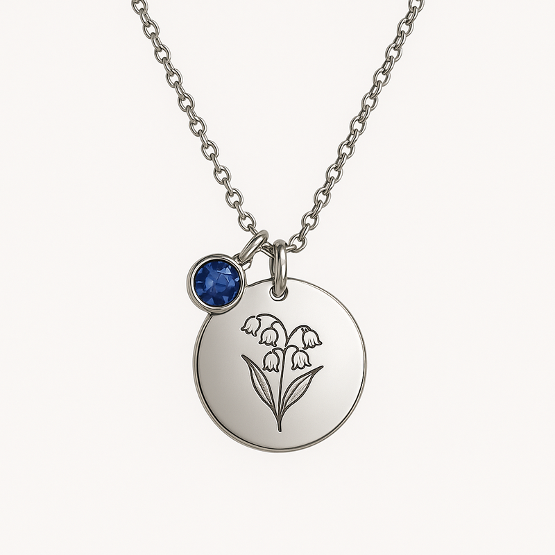 Custom Birth Month Flower Necklace: Boost Sales with Durable, Low-MOQ Stainless Steel Jewelry for Women’s Personalized Gifting