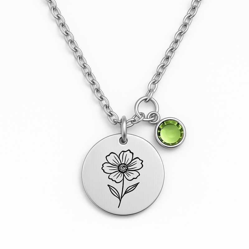 Celebrate Every Season: Custom Birthstone & Flower Charm Necklaces Celebrate Every Season: Custom Birthstone & Flower Charm Necklaces - Featured Image