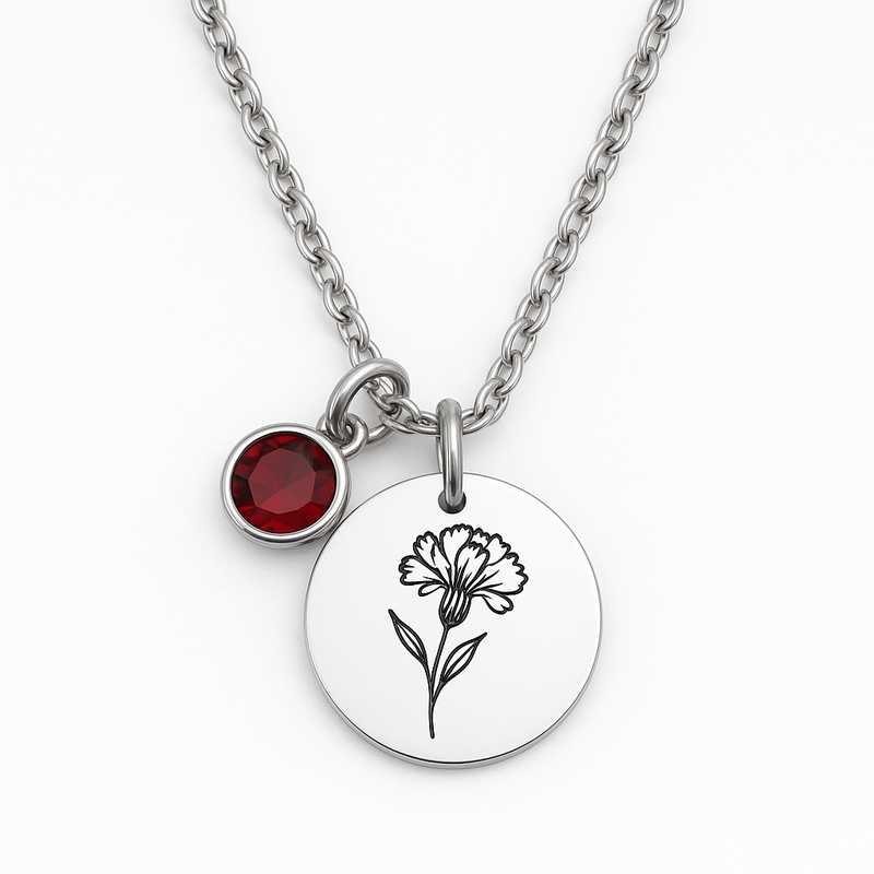 Timeless Charm: Custom Birthstone & Flower Necklaces for Every Season Timeless Charm: Custom Birthstone & Flower Necklaces for Every Season - Featured Image