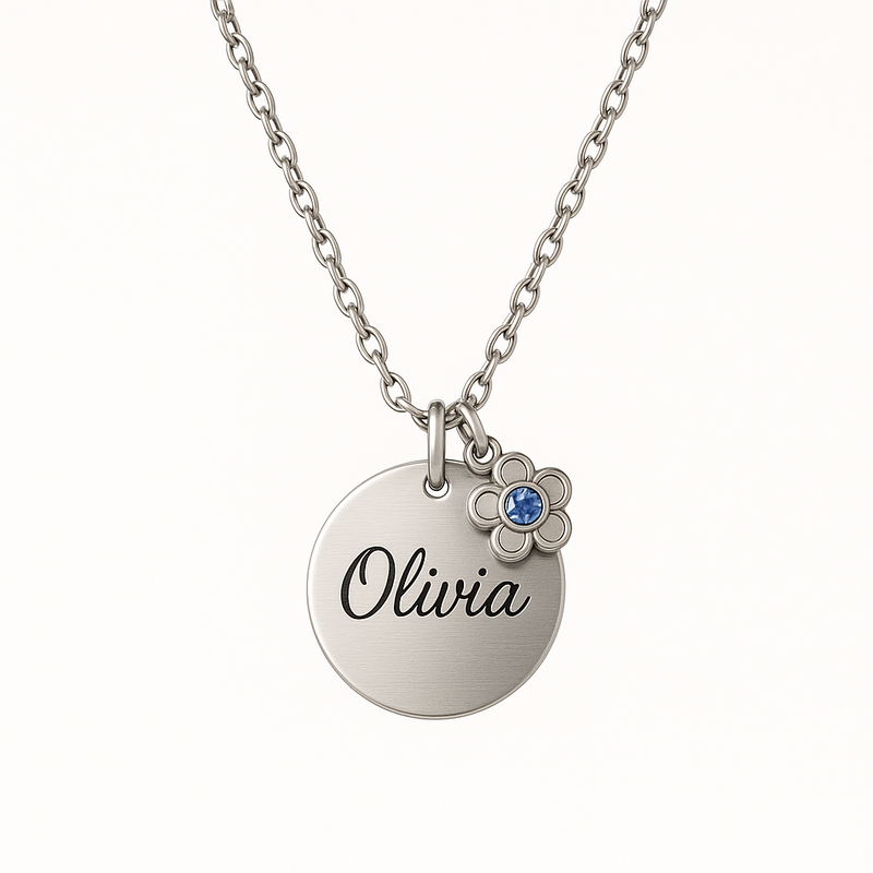 Custom Birthstone Flower Necklace: The Perfect Personalized Women's Charm Necklace for Business Growth in 2025