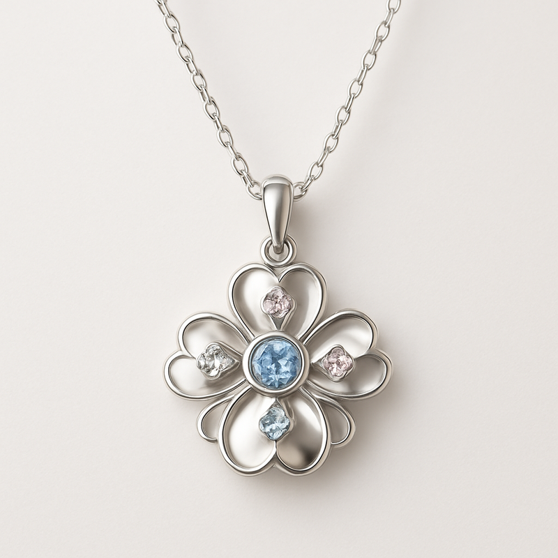 Boost Your Jewelry Business with Custom Birthstone Flower Necklace Designs: The Perfect Personalized Women's Gift Jewelry