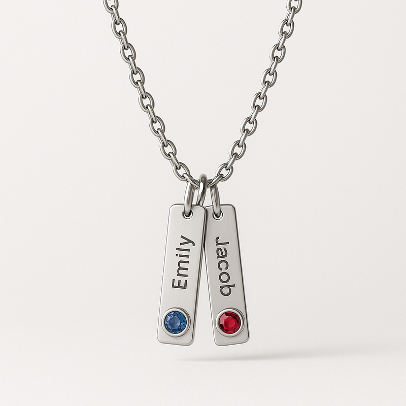 Boost Your Brand with Women's Custom Birthstone Necklace Manufacturing: Low MOQ, Durable Designs, & Personalized Options