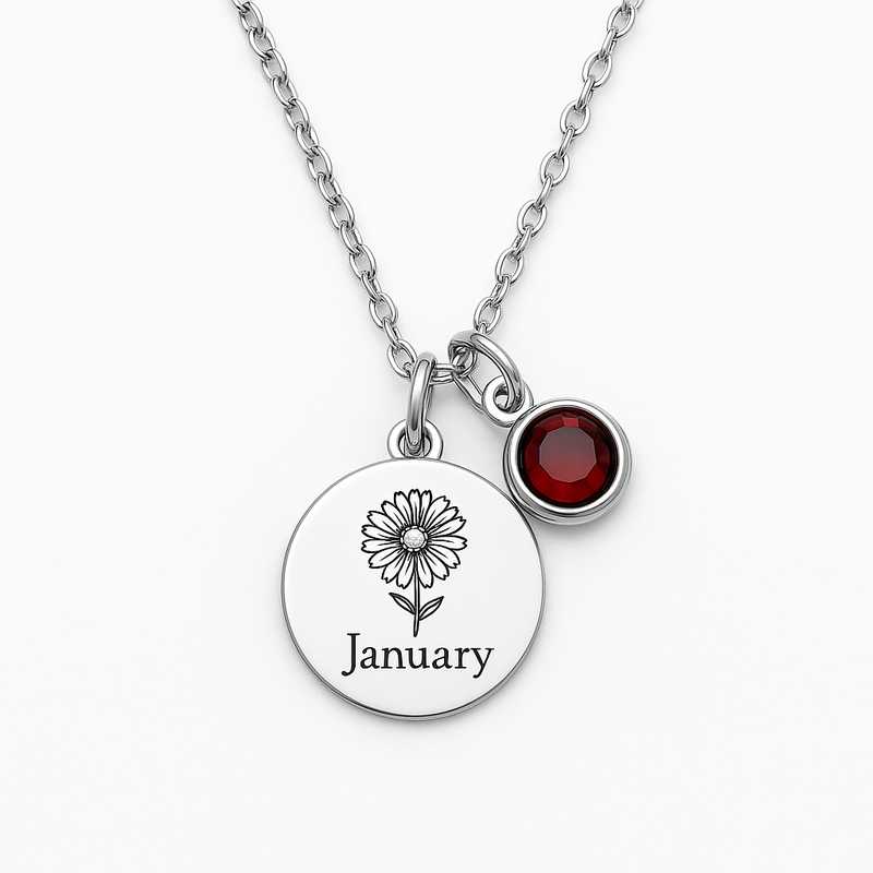 Seasonal Charm: Custom Birthstone & Flower Necklaces for Every Holiday - Featured Image