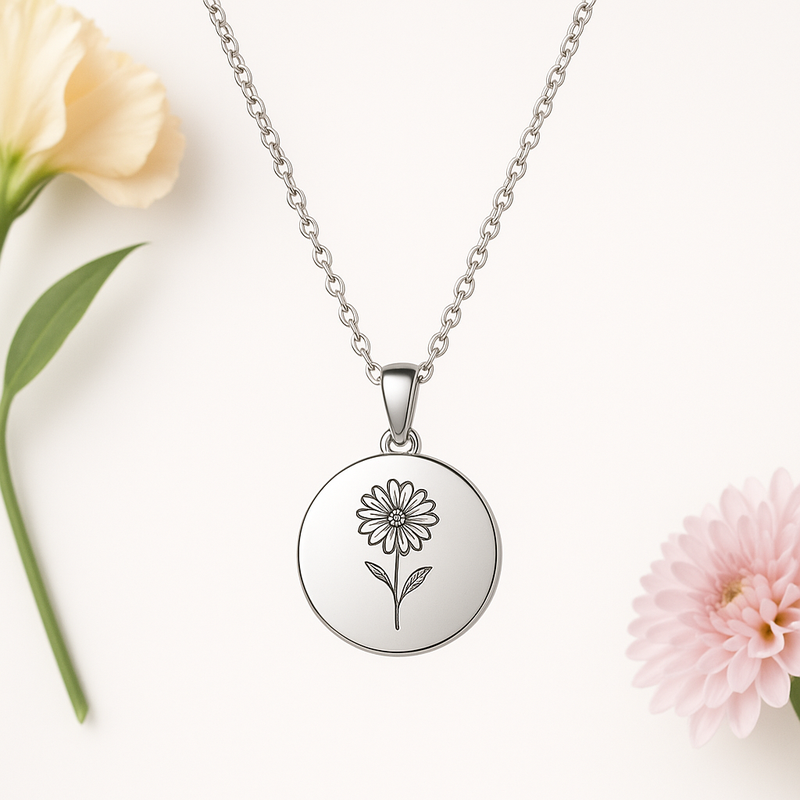 Elevate Your Brand with a Dedicate Women's Gift Necklace: Custom Birth Flower Jewelry for OEM/ODM Growth