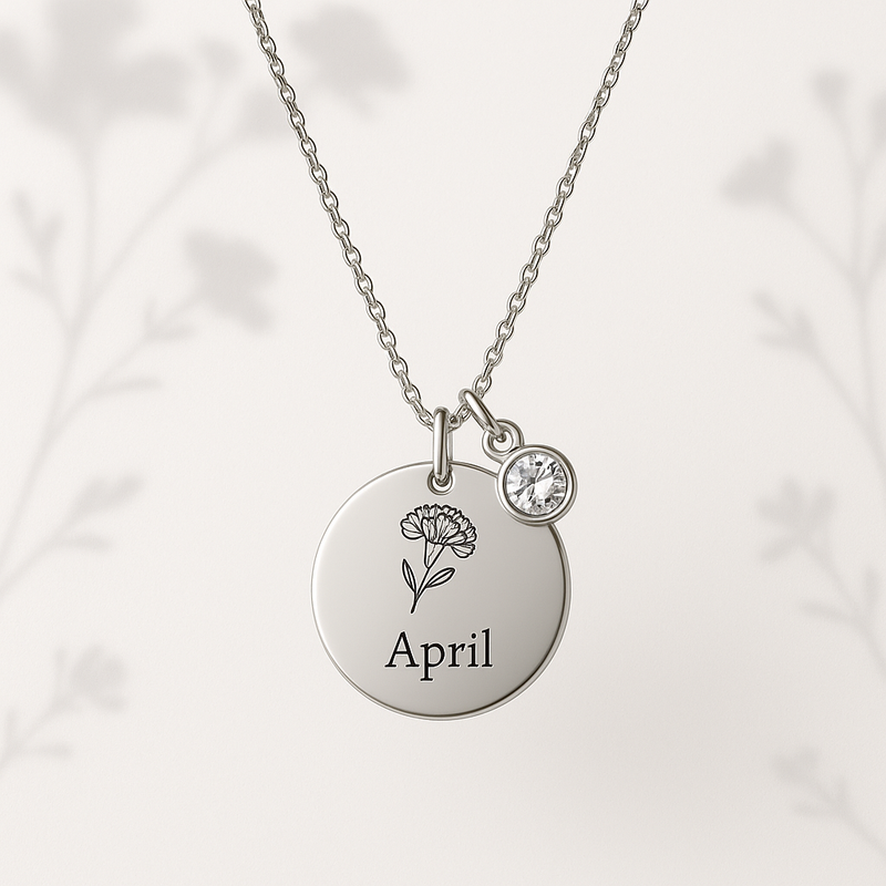 Boost Your Brand with a Dedicate Women’s Gift Necklace: Custom Birth Month Flower Jewelry & Birthstone Charm Options for Her – OEM/ODM Wholesale Solutions