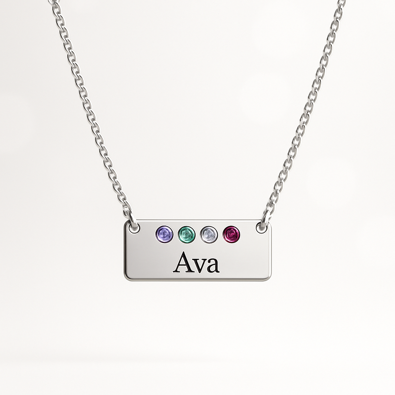 Dedicated Women's Birthstone Necklace: Custom Jewelry Solutions for Wholesale Growth & Brand Differentiation
