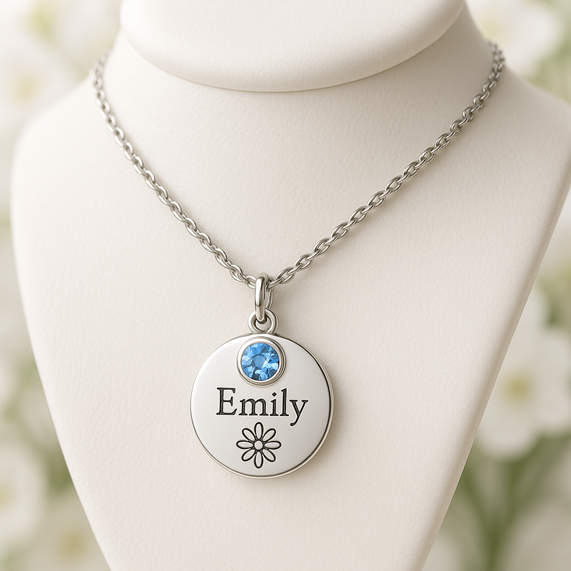 Custom Birthstone Flower Necklace: The Ultimate OEM/ODM Jewelry Gift for Women That Boosts Wholesale Growth
