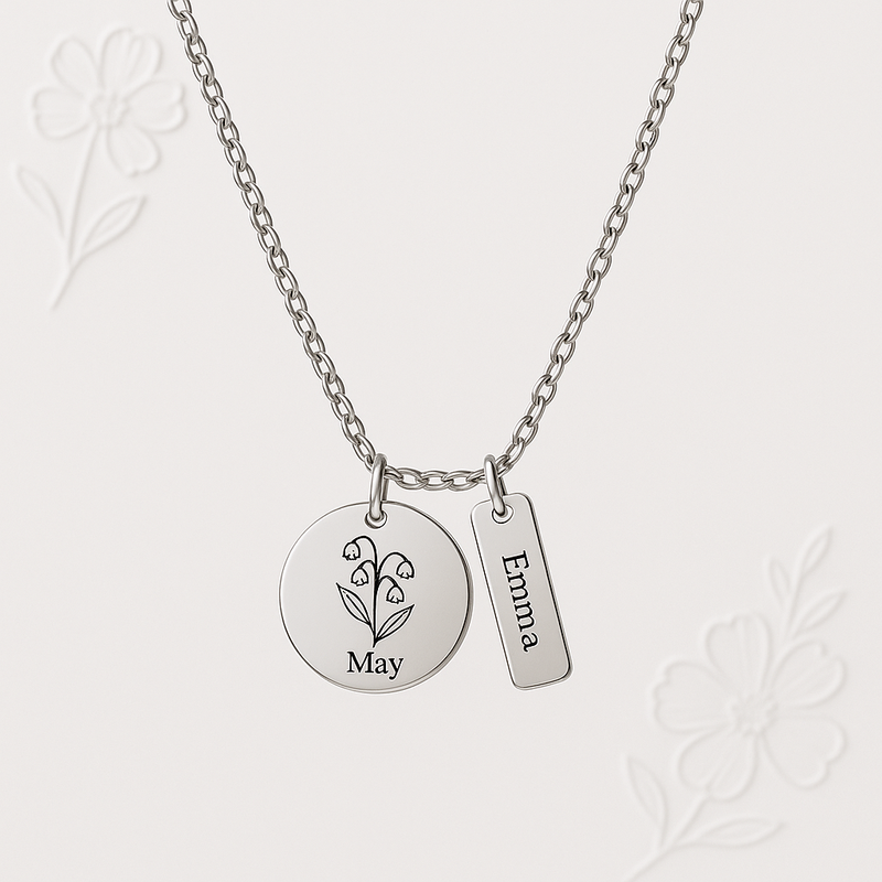 Boost Your Jewelry Brand with Custom Birth Month Flower Necklaces: Low MOQ, High-Margin Personalized Gifts