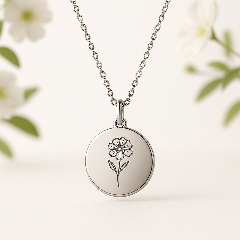 Custom Birth Month Flower Necklace Manufacturing: Boost Your Jewelry Business with Quality Wholesale Personalized Designs