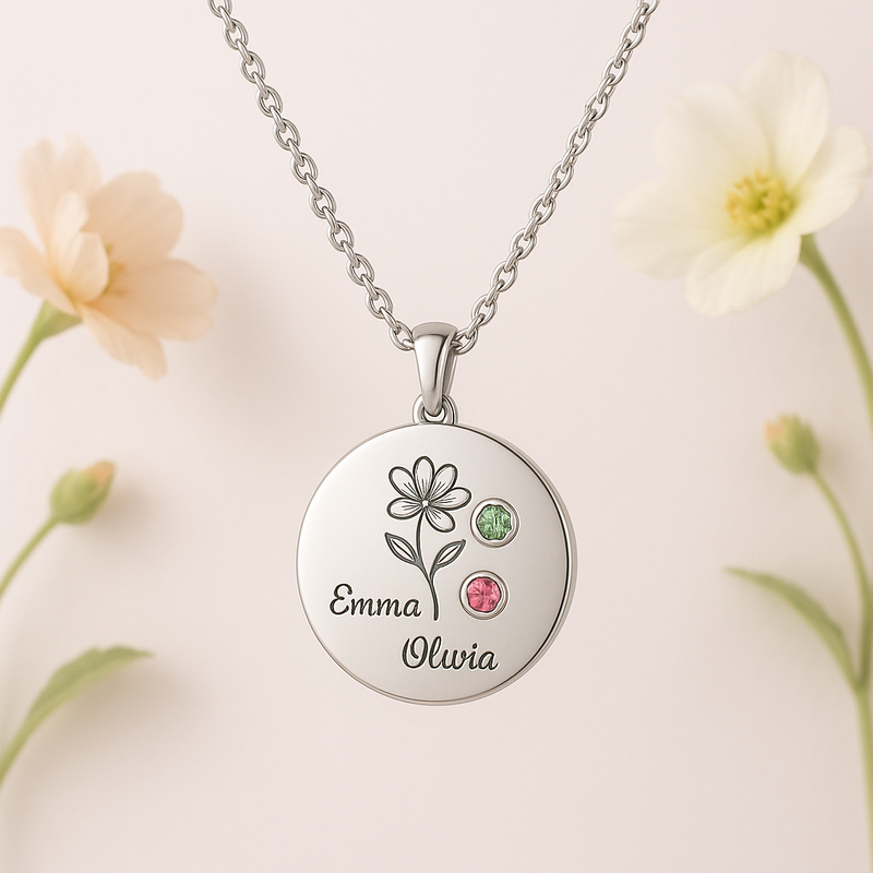 Custom Birthstone Flower Necklace: A Trendy OEM Jewelry Opportunity for Personalized Gifting & Business Growth