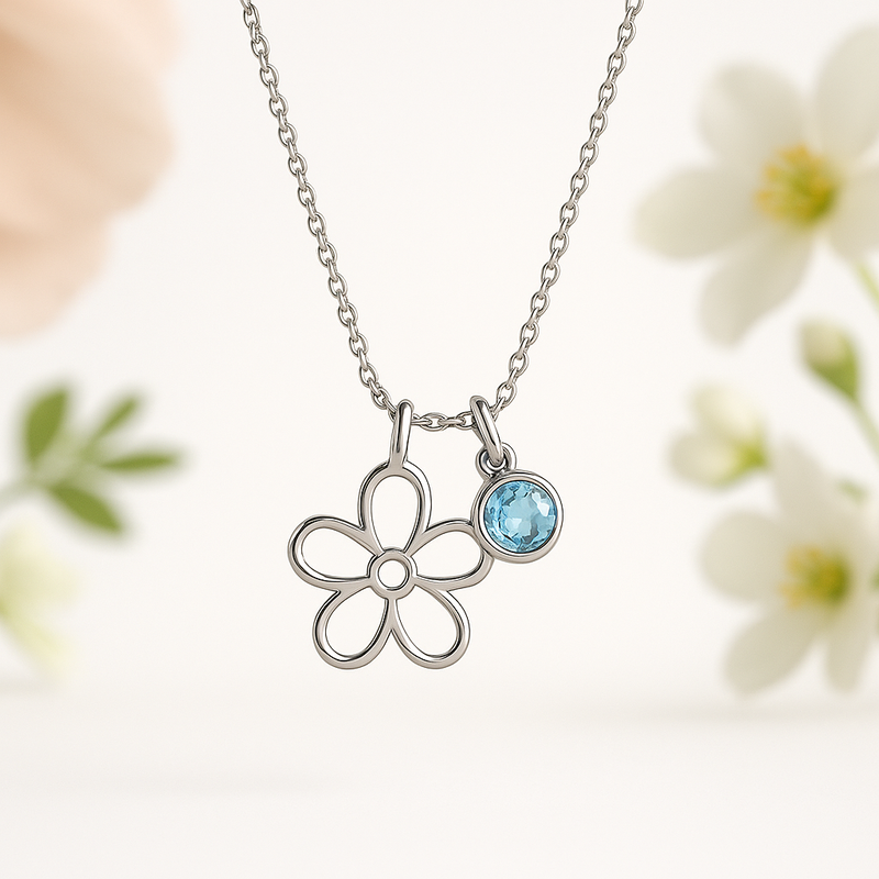 Boost B2B Sales with Custom Birthstone Flower Necklaces: OEM/ODM Solutions for Trend-Driven Gift Jewelry