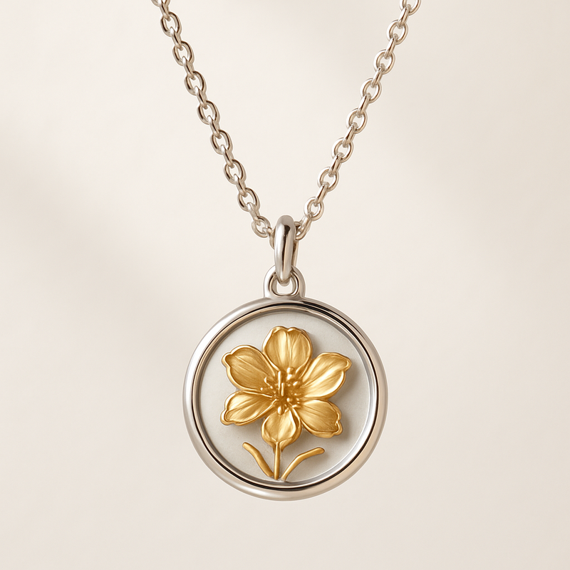 Boost Your Jewelry Brand with Custom Birth Month Flower Necklaces: OEM/ODM Wholesale with Low MOQ and High Profit Margins