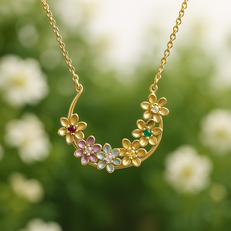 Custom Birthstone Flower Necklace: A Growing Trend in Personalized Women's Birth Month Jewelry for OEM/ODM Manufacturers